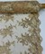 Champagne Sequin Embroidered Lace Fabric by the Yard, 54" Wide Floral Mesh Lace with Double Scalloped Edges